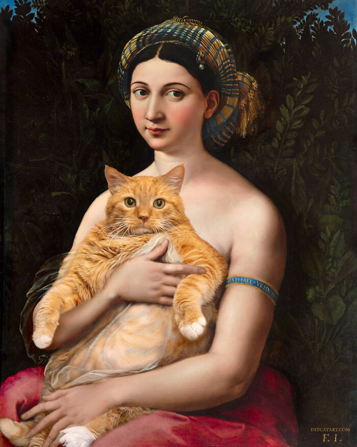 “La Fornarina And The Cat”