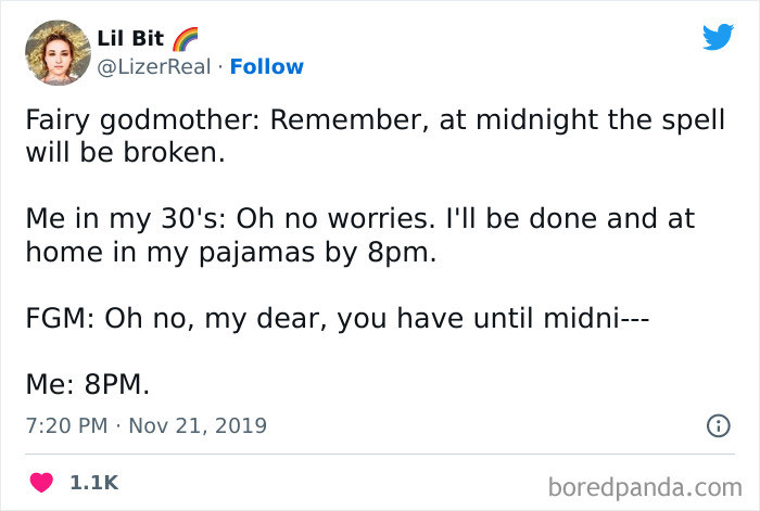 We're okay with 8 PM now because 8 PM feels like midnight over here with the kiddos.