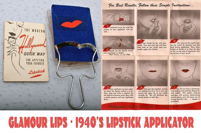 Glamour Lips Lipstick Applicator, 1940s