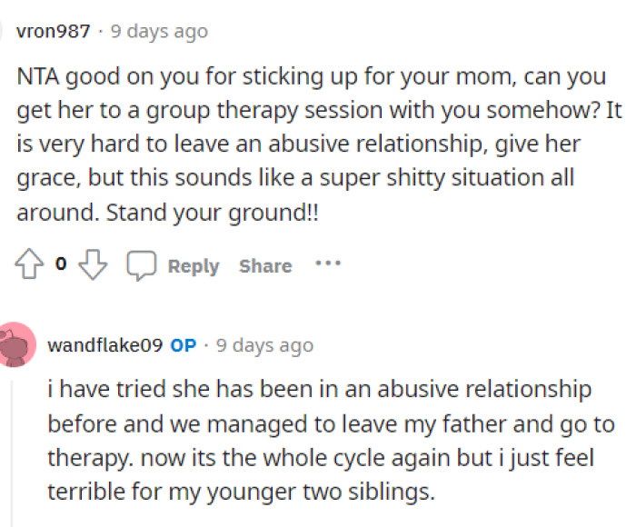 People had a lot to say about the situation, and OP tried to respond as much as she could to their questions.
