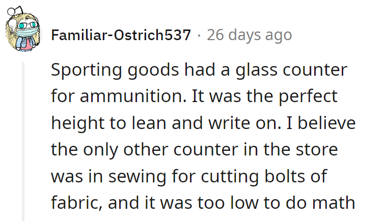 Math must be done standing tall elsewhere.