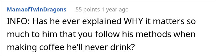 Has he ever explained why?