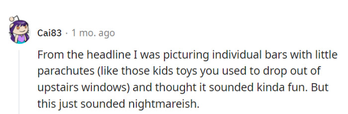 Reality turned out to be more of a candy-filled nightmare.