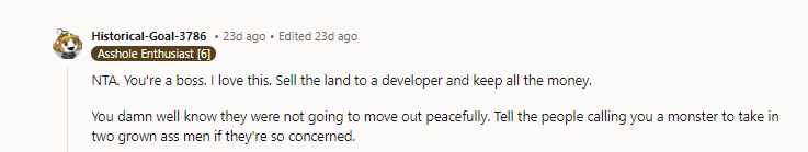 Right? You're a hero, OP! Awesome job, keep strong!