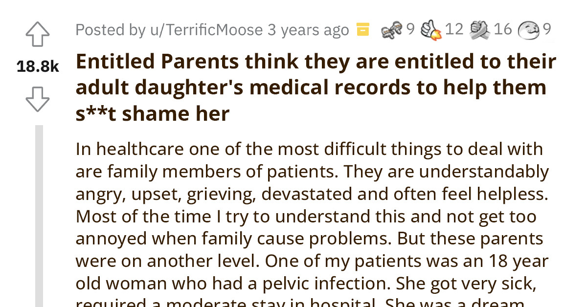 Overly Religious Parents Bring Doctor To Examine Their Adult Daughter's Hymen After Discovering She Contacted STI
