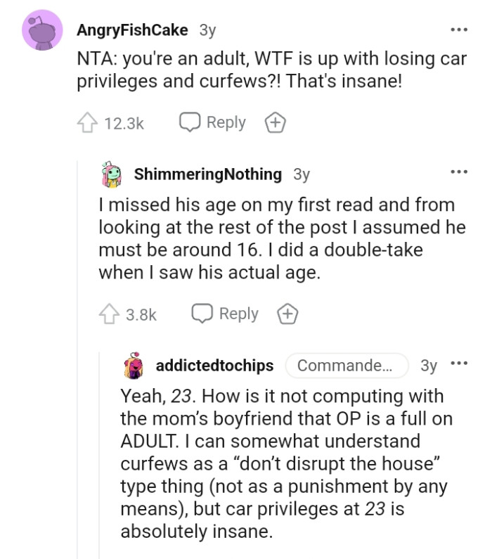 Don't disrupt the house kind of thing.