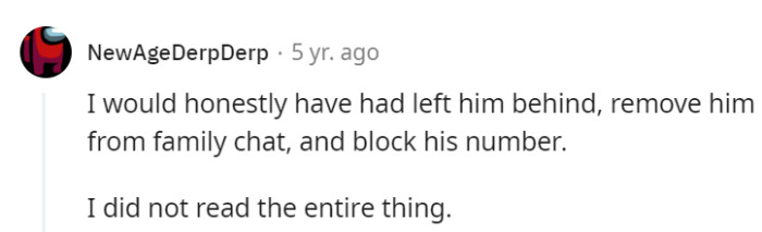 TLDR, basically, he's a huge spoiled brat in his 30s.