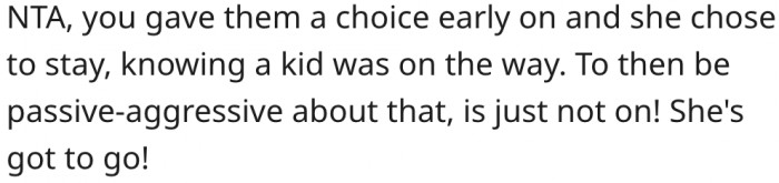 6. He gave her a chance to leave by telling her before the baby arrived.