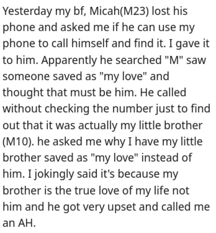 He called without checking the number