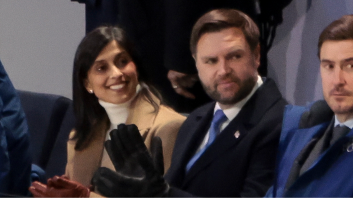 JD Vance, Usha Vance amid Winter Olympics crowd, boos and celebration