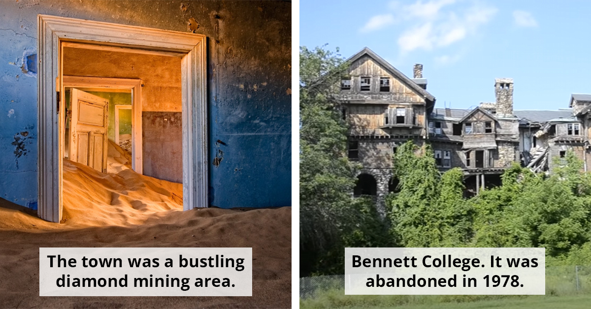 Photos Of Abandoned Places Around The World That Reveal The Beauty And Eeriness Of Nature's Reclamation