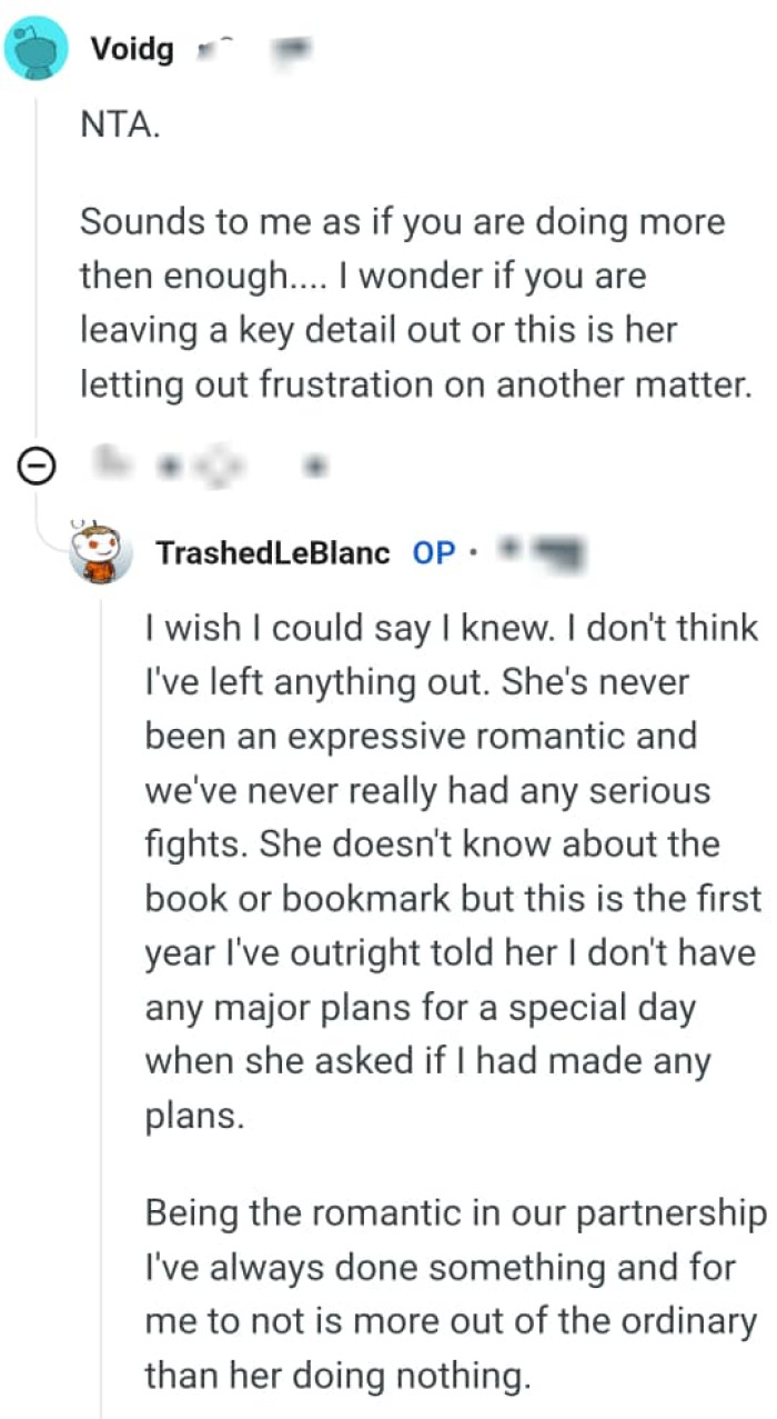 The OP's doing more than enough