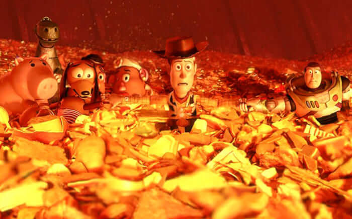 8. If you pay attention to the details, it seems like the movie Toy Story 3 is actually about the Holocaust
