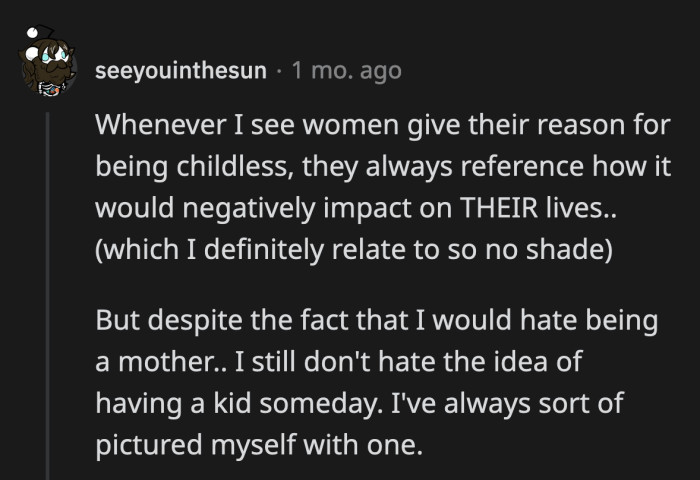 10. Sometimes the best reason not to be a parent...