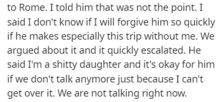 The argument between the two escalated quickly