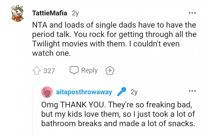 This Redditor couldn't even watch one Twilight movie
