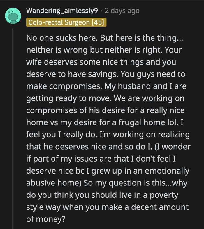 If They Want to Make Their Marriage Work, They Need to Find a Middle Ground