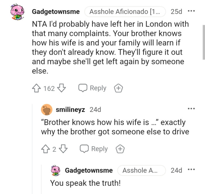 She will get left again by someone else