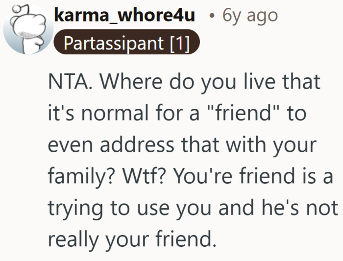 Asking for money is one thing. Looping in the family is a whole new level of bold.