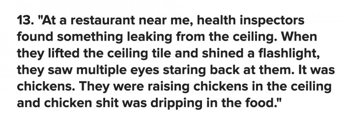 This place puts other farm-to-table restaurants to shame because other places won't think of incorporating fresh and authentic chicken poop into their food.