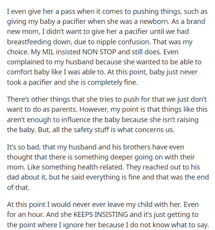 We think that OP's concern is completely valid, and she has a lot of things that stood out to her, which led to her feeling this way.