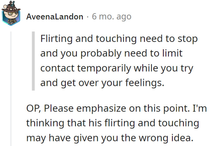 She's declaring a flirt freeze and touch timeout—adding some distance to dodge those mixed signals. It's emoji confusion; time for a switch to plain text.