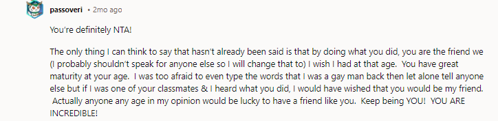 NTA. He was being gross, and his bullshit 