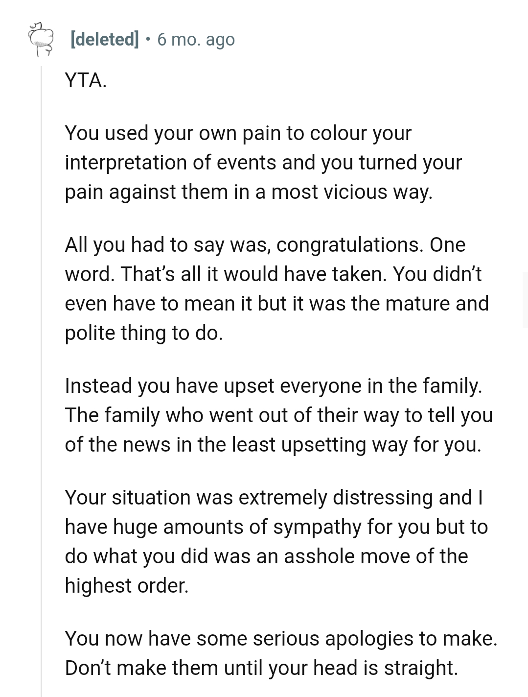 This Redditor Has a Lot of Sympathy for the OP