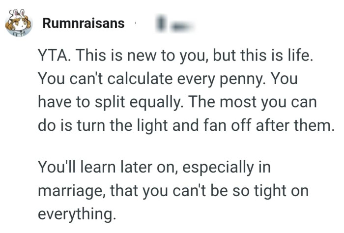 The OP cannot calculate every penny