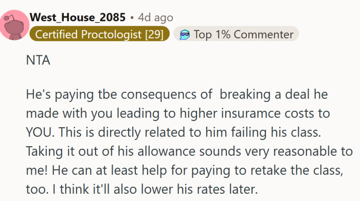 This one’s all for “financial karma.” Skip the class, pay the premium, learn the math.
