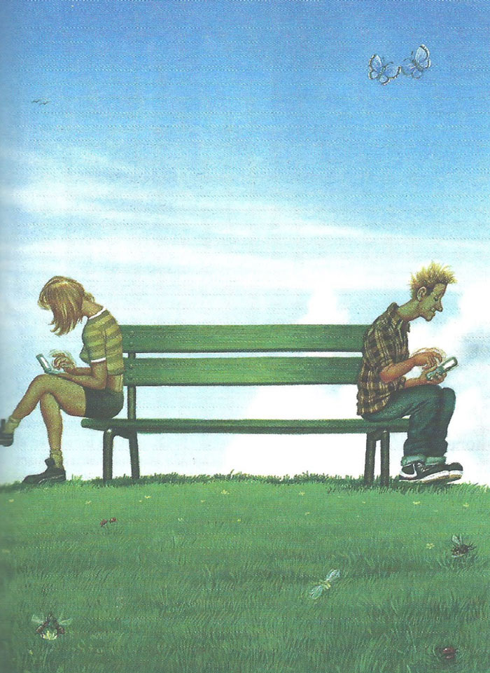 9. No More Facial Interaction Even If You're Together