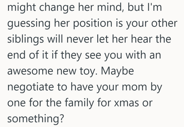 The social pressure does not end at the purchase. It follows the shiny new thing home.