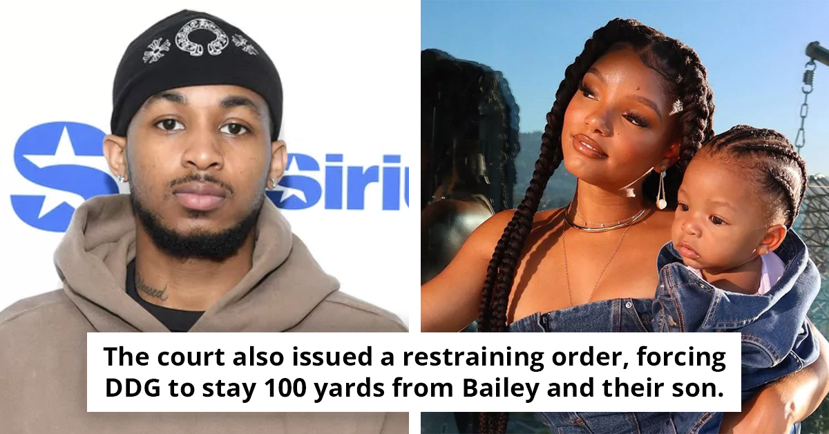 Rapper DDG Files Legal Motion To Keep Halle Bailey and Son Halo From Leaving the U.S.