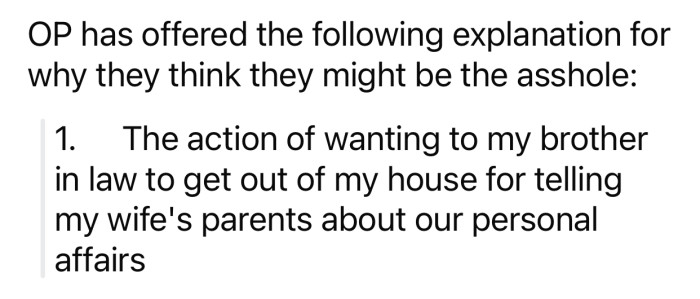 OP thinks he might potentially be the a-hole for the following reason: