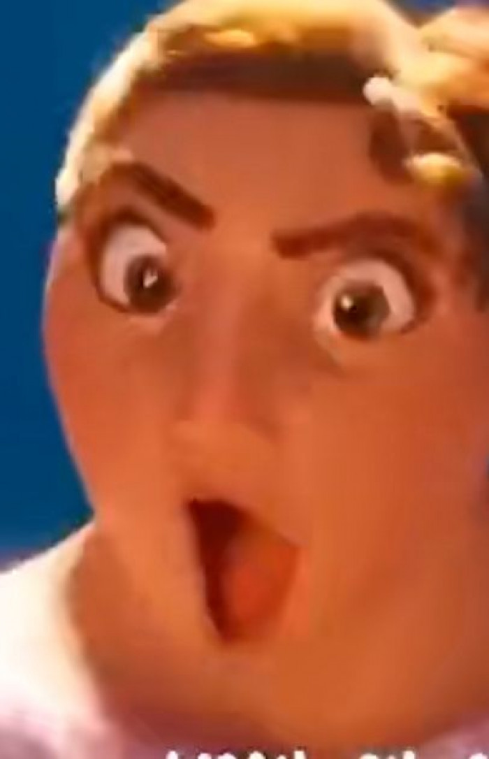 16. Look at that gagging cat meme.