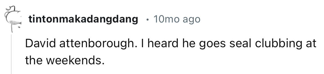 We gathered some interesting comments for your reading pleasure: