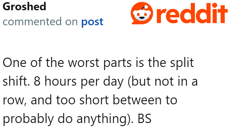 It seems that the chef would be working more than 8 hours a day with an 8-hour shift pay.