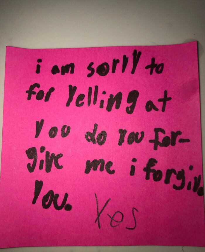 "Love It When Kids Learn To Apologize. Found On A Toronto Street"
