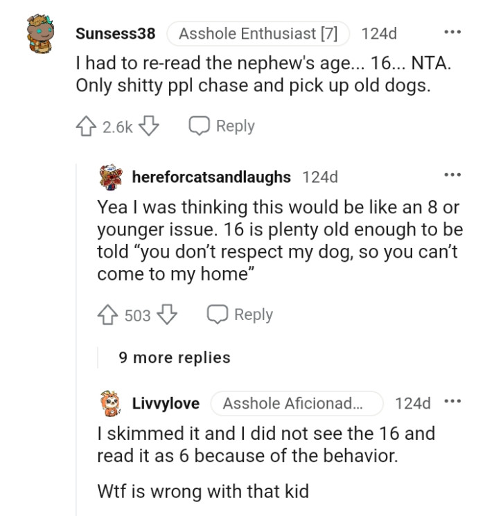 You can't come to my home