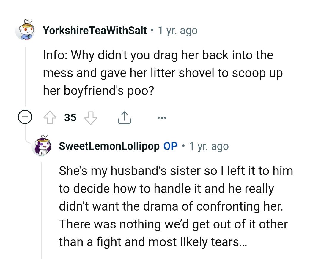 Dragging her back into the mess