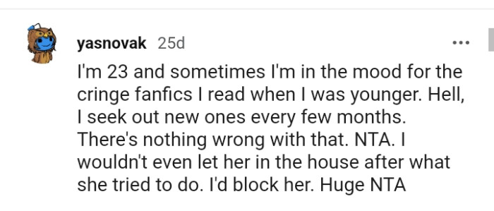 There's nothing wrong with that