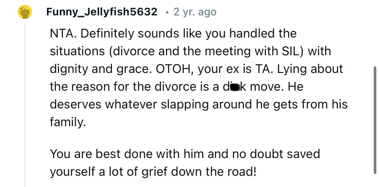 “NTA…You are best done with him and no doubt saved yourself a lot of grief down the road!”