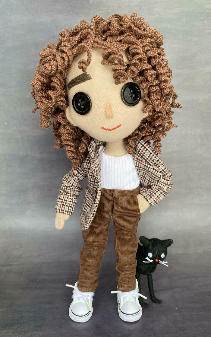 "Handmade Wybie Rag Dolls Inspired By Neil Gaiman"