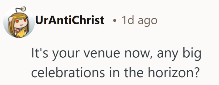 If the date is locked in, the venue is sitting there waiting. Might as well start brainstorming a backup celebration.