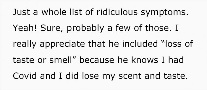 She seemed to enjoy all of the fun little details that he added to this post.