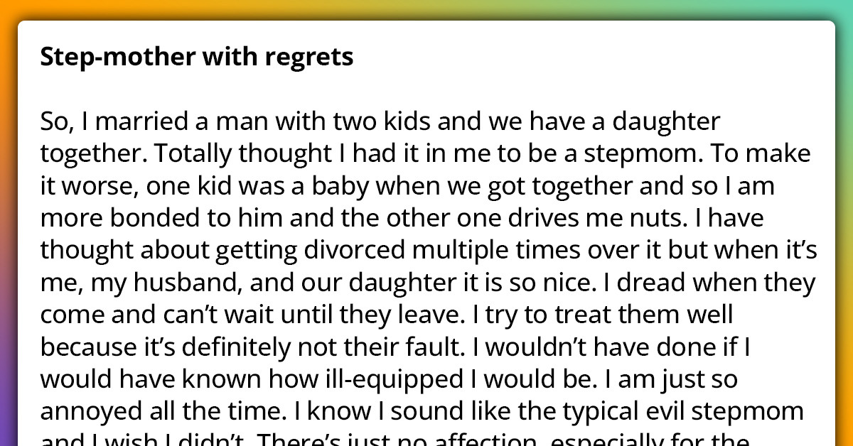 30 Parents Share What It's Like Raising An Unwanted Child