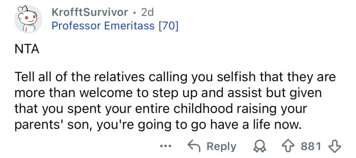 Why can’t anyone else step up?