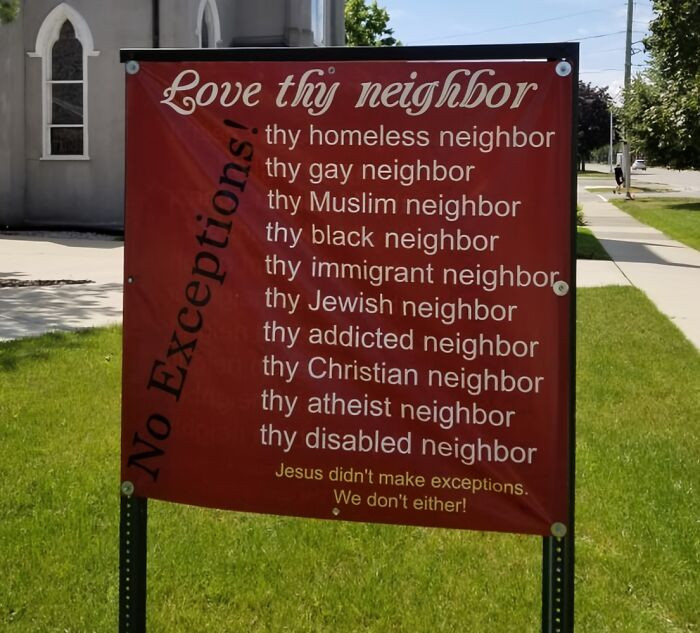 6. Love Thy Neighbor
