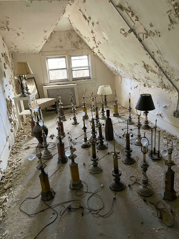 "Turn The Corner In An Abandoned Mansion And This"