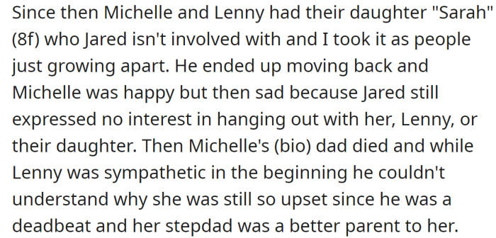 After that, Jared distanced himself: